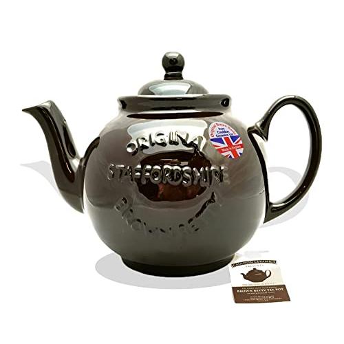 並行輸入品】Cauldon Ceramics 手作り ブラウン ベティ 8カップ