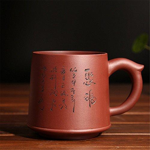 【並行輸入品】Yixing Zi Sha ティーカップ 茶こし付き 蓋 中国語の紅茶 ハンドメイド セラミックティーポット パープルクレイティー_7