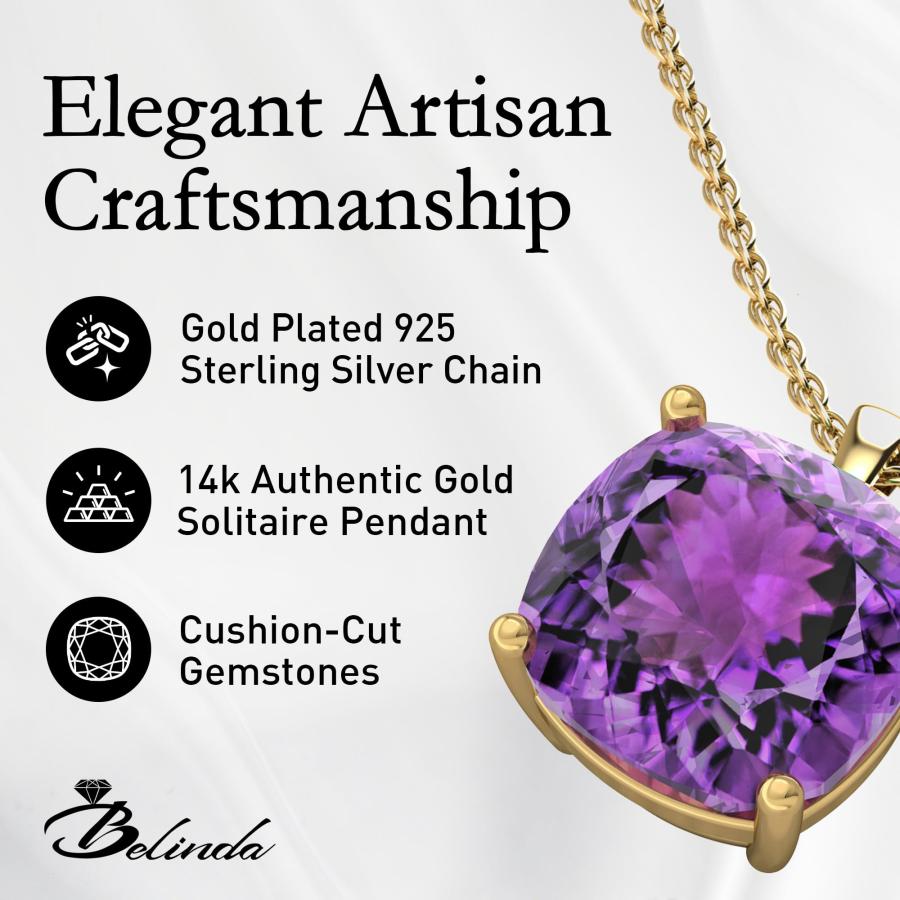 並行輸入品】Belinda Jewelz クッションジェムストーン 14K ホワイト 
