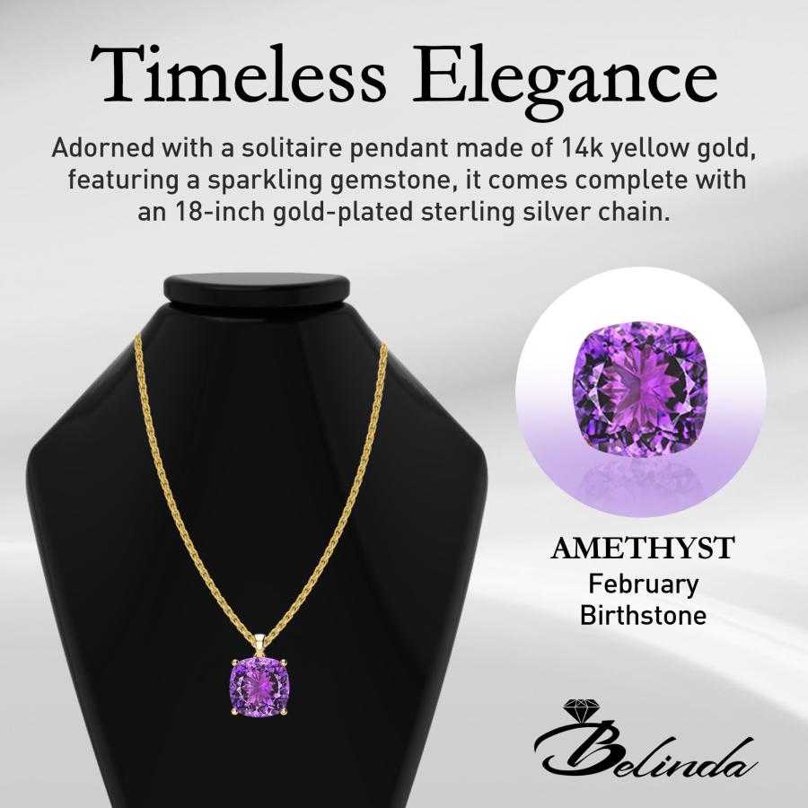 並行輸入品】Belinda Jewelz クッションジェムストーン 14K ホワイト 