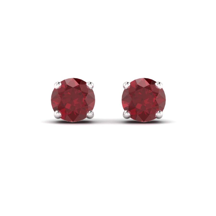 【並行輸入品】Diamondere レディース 天然および認定宝石 ソリティア スタッド イヤリング ダイヤモンド 0.96カラット ホワイトゴの画像