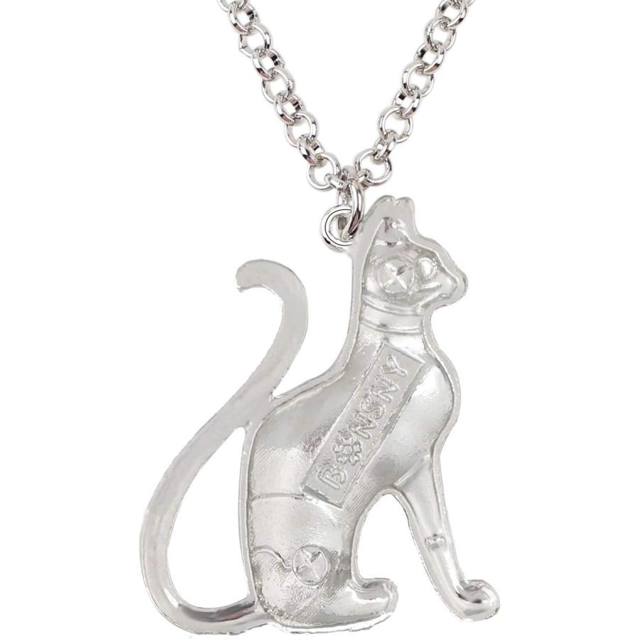 並行輸入品】BONSNY ステートメントエナメル合金チェーン 猫ネックレス