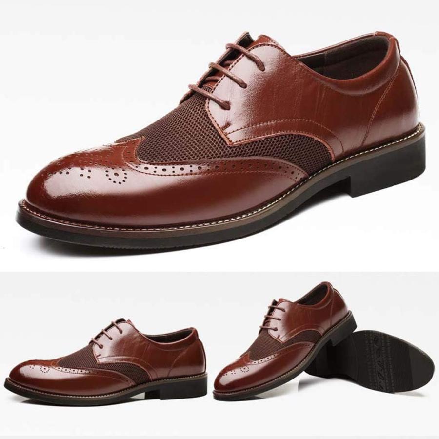【並行輸入品】[WENJHEN] メンズ US サイズ: 7 M US カラー: ブラウンの画像