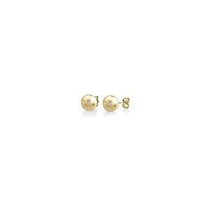 【並行輸入品】14K ゴールド 7.5   8 mm ゴールデンサウス 海養殖パールスタッドイヤリングセット レディース   AAA 完璧な品質の画像