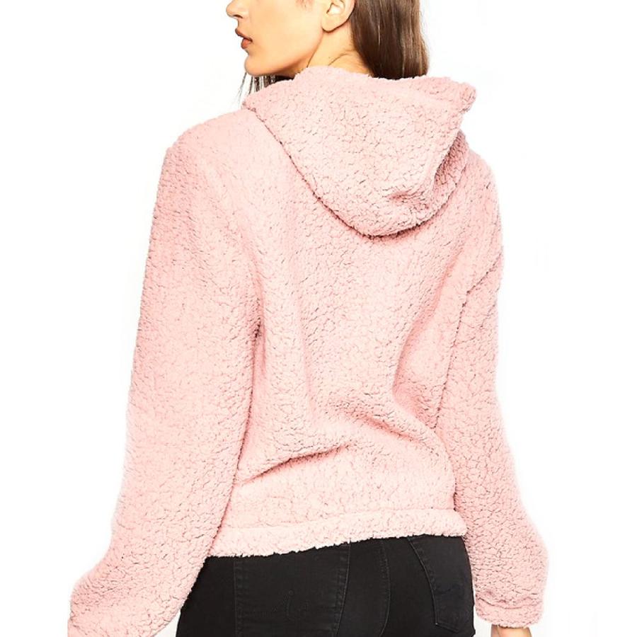 【並行輸入品】Glass House Apparel Women's Casual Winter Hoodie Warm Sherpa Linの画像
