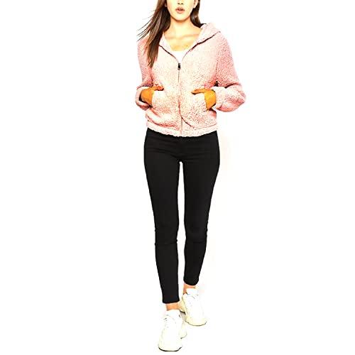 【並行輸入品】Glass House Apparel Women's Casual Winter Hoodie Warm Sherpa Linの画像