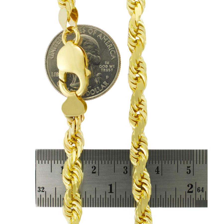 並行輸入品】メンズ 14Kイエローゴールド ソリッド 7mm ダイヤモンド