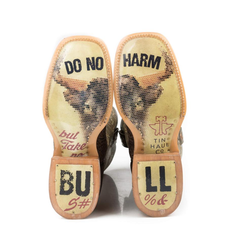 【並行輸入品】Tin Haul メンズ Do No Harm ブーツ 10.5D Tin Haul Men's Take No Bull Wesの画像
