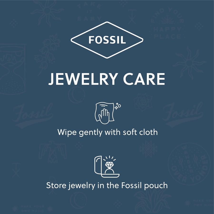 【並行輸入品】Fossil レディース メッキステンレススチール 刻印可能 パーソナライズギフトペンダント チェーンネックレス， 0， ステンレ_9