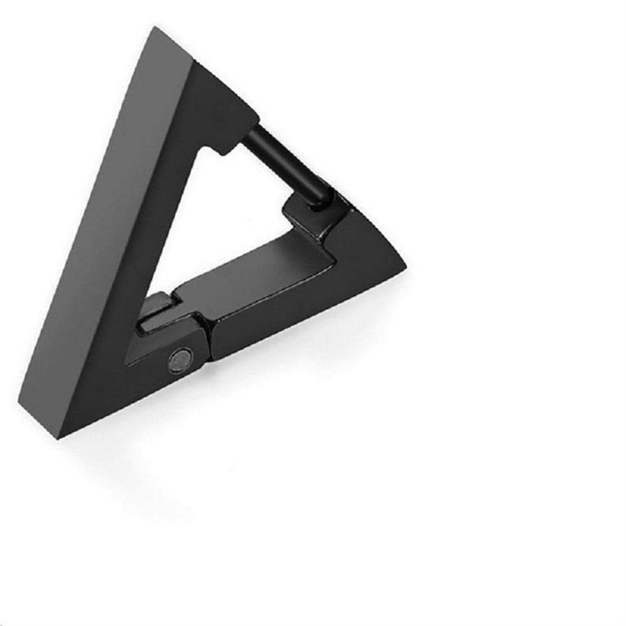 【並行輸入品】GUAngqi Men Women Titanium Steel Fashion Triangle Stud Earrings