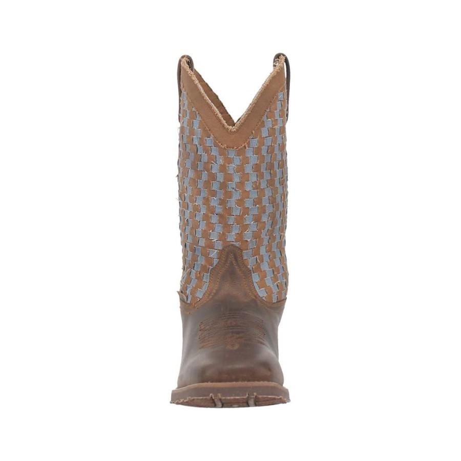 【並行輸入品】Laredo Men's Ned Woven Western Boot Broad Square Toe Brown 9 D(Mの画像