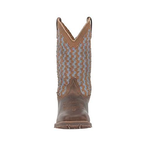 【並行輸入品】Laredo Men's Ned Woven Western Boot Broad Square Toe Brown 9 D(Mの画像