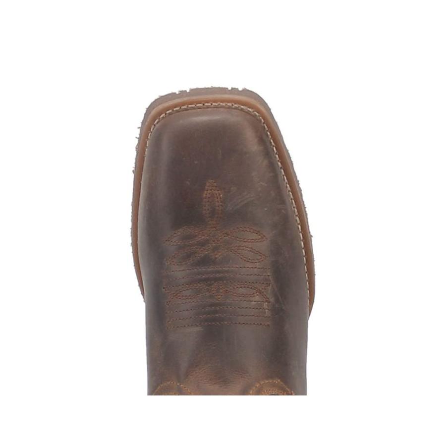 【並行輸入品】Laredo Men's Ned Woven Western Boot Broad Square Toe Brown 9 D(Mの画像