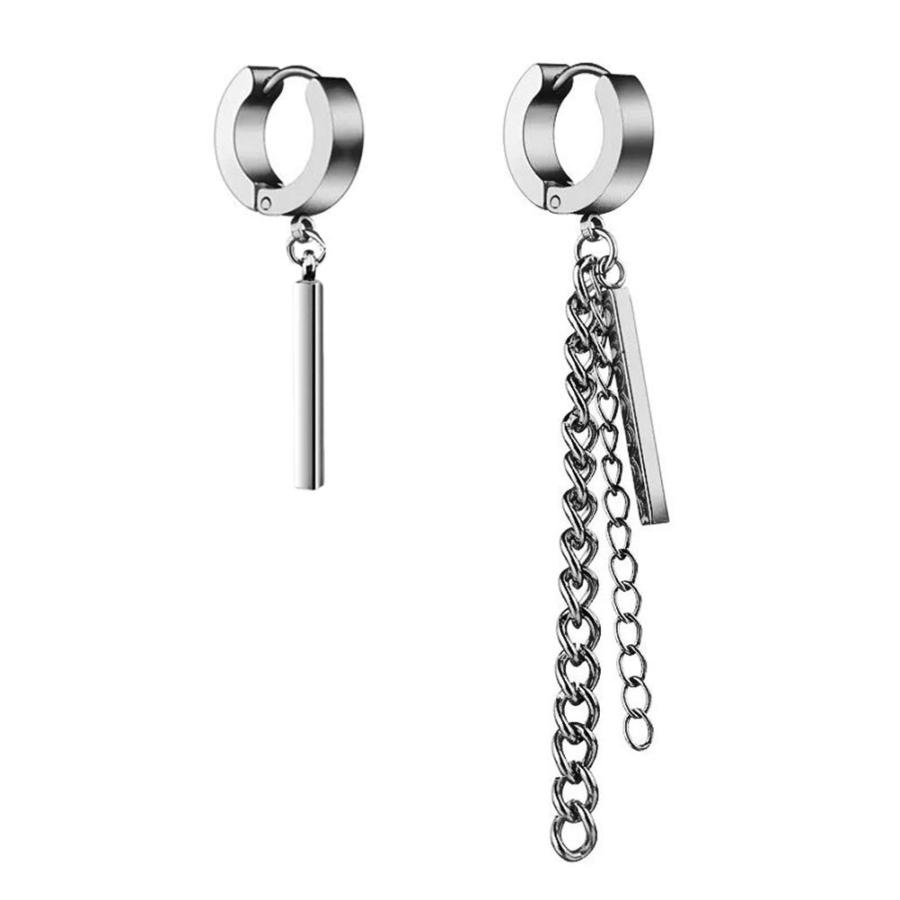 【並行輸入品】Mshion スタッドピアス パンク ステンレススチール レディース メンズ ホリデーギフト, 金属, 宝石なし Mshion S