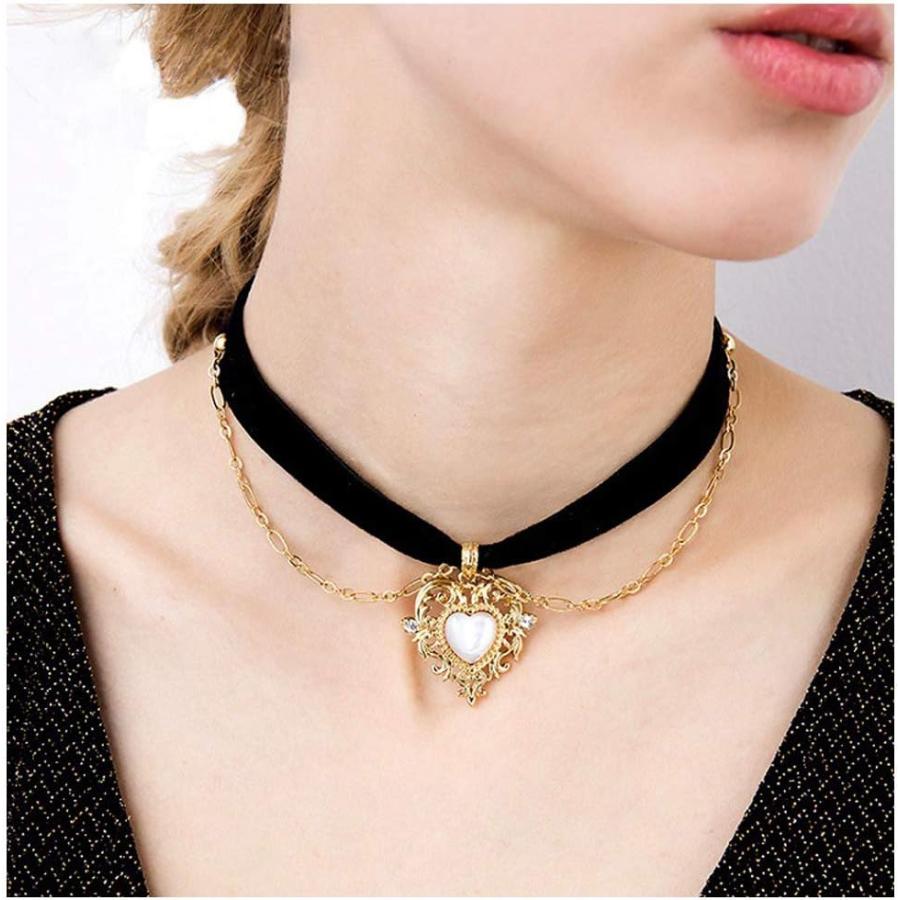 【並行輸入品】絶妙なスパンコールマルチレイヤーペンダントネックレス マルチレイヤーバーペンダントネックレス ロングチョーカーネックレス レディース ガ_2