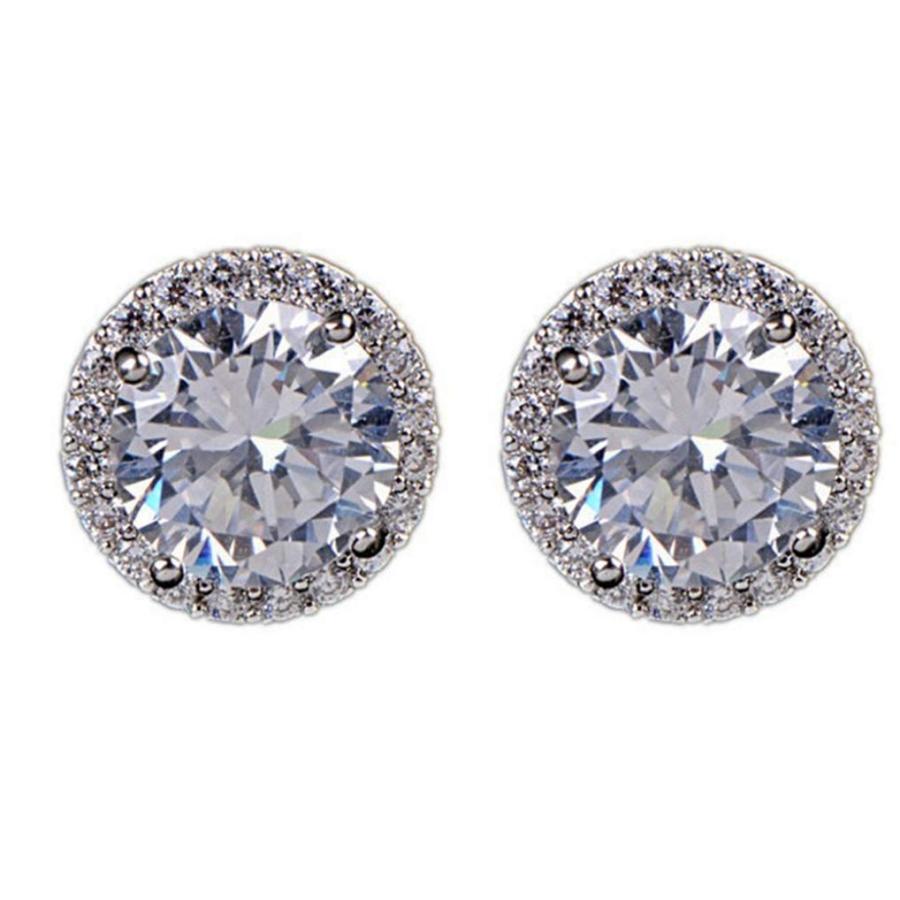 【並行輸入品】Modsnde Stud Earrings for Women Fashion Hypoallergenic Round Cub