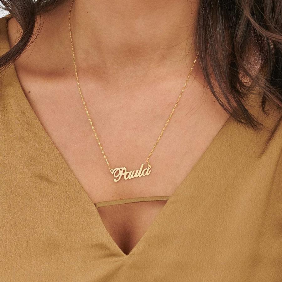 【並行輸入品】MyNameNecklace クラシックネームネックレス カスタマイズ可 カスタマイズ可 カスタマイズ可 カスタマイズ可の画像