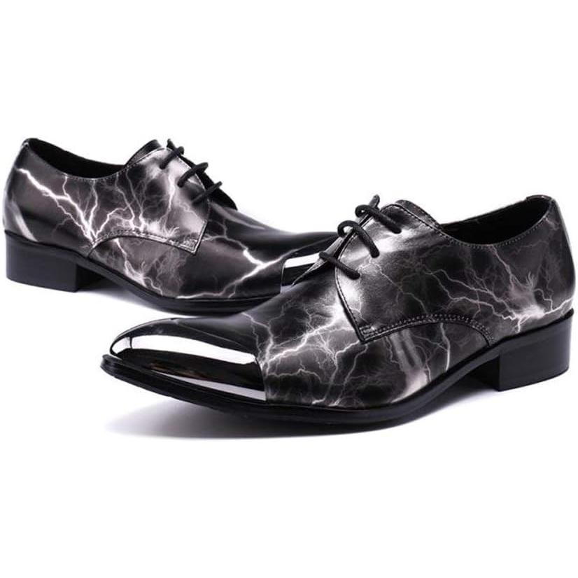 【並行輸入品】Rui Landed Oxford for Men Formal Shoes Lace Up Style Genuine Leatherの画像
