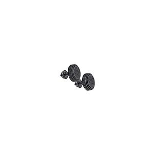 【並行輸入品】The Diamond Deal Black Sterling Silver Mens Round Color Enhanced_2