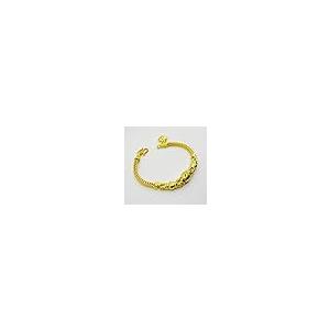 ダイヤモンド　バングル　ブレスレット　イエローゴールド ダイヤモンド 14K イエローゴールド ブレスレット 幅4.5mm 18cm