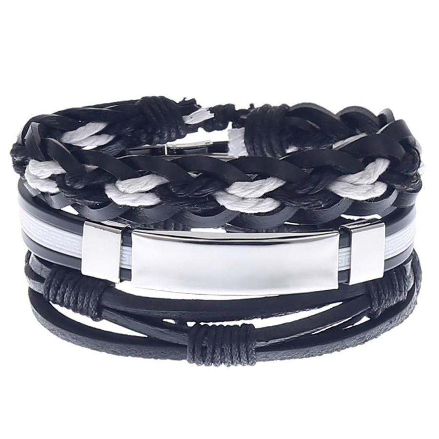 【並行輸入品】BODOAO ACCESSORY メンズ US サイズ: free size Bracelet Men Simple Vintag