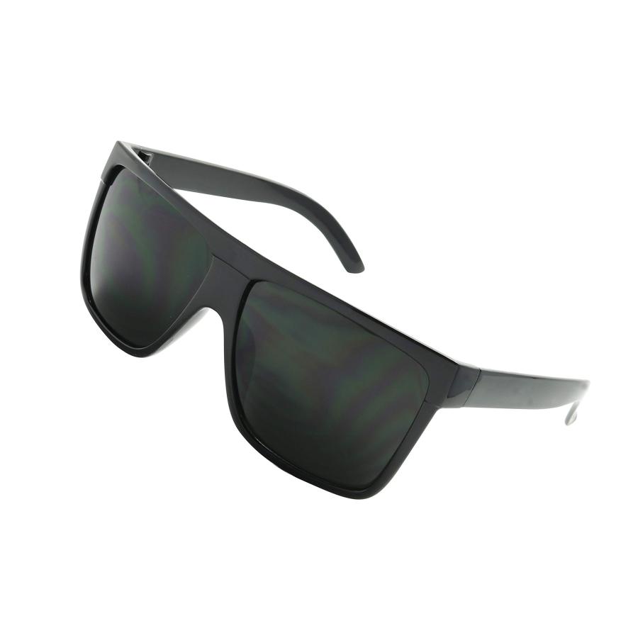 並行輸入品】ShadyVEU 特大スーパーダークレンズ スクエアサングラス