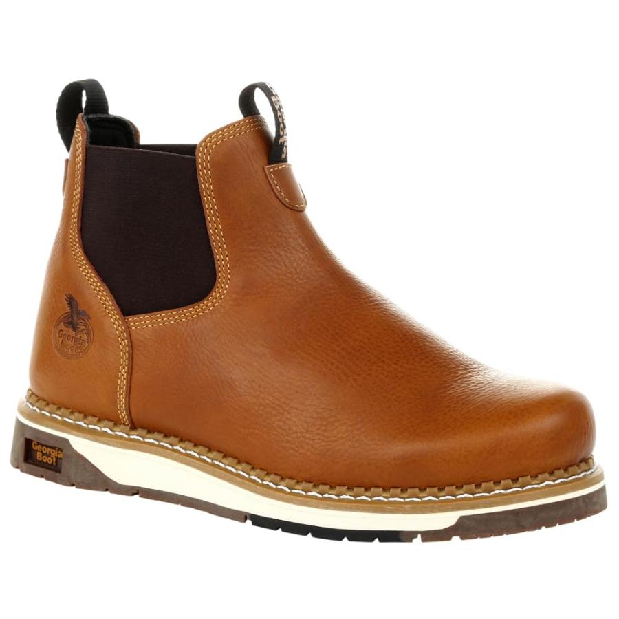 【並行輸入品】[Georgia] BOOT WEDGE C Georgia Boot Men's AMP LT Wedge Chelsea Boの画像