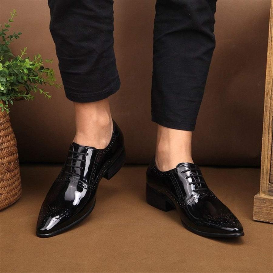 【並行輸入品】Rui Landed Business Oxford for Men Formal Shoes Lace Up Style Premiuの画像