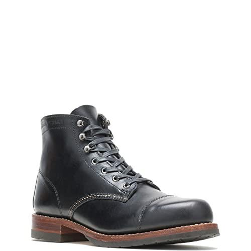 【並行輸入品】Wolverine 1000 Mile Cap Toe Classic Boot Men Blackの画像