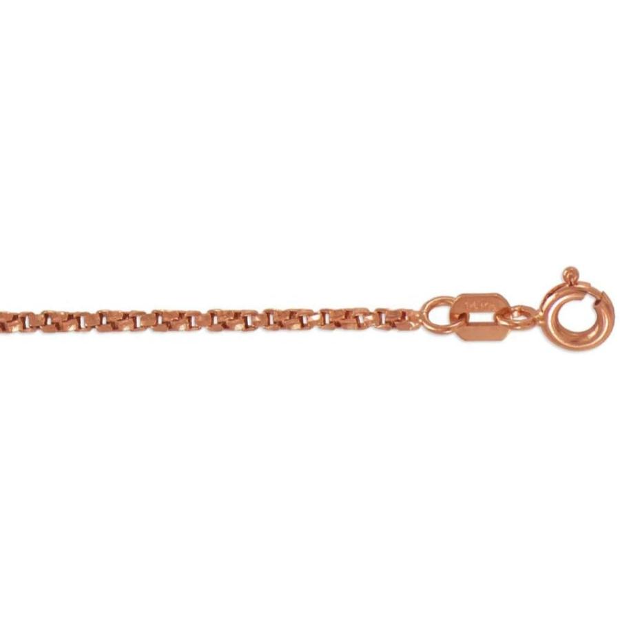 【並行輸入品】TOUSIATTAR 14K ゴールド ツイスト ボックスチェーン ダイヤモンドカット - ソリッド ストロング イタリアン ネックレスの画像