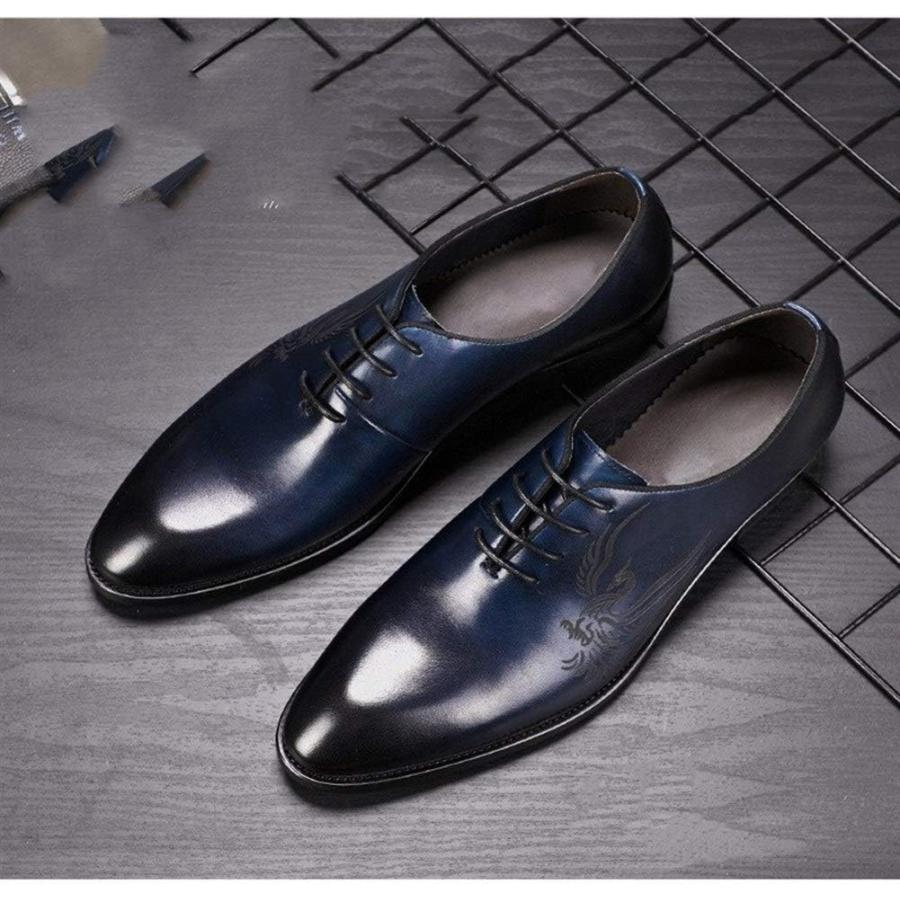 【並行輸入品】Rui Landed Carving トーテム ダービー オックスフォード メンズ フォーマル シューズ レースアップ スタイル ビジネの画像