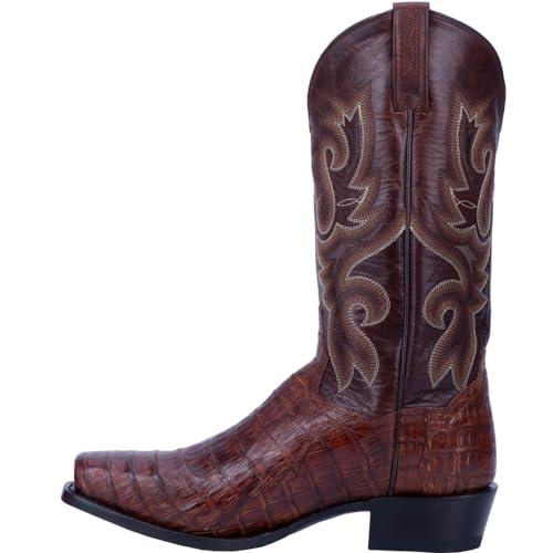 【並行輸入品】Dan Post mens Bayou Square Toe Cowboy Western Boot, Brass, 8 USの画像