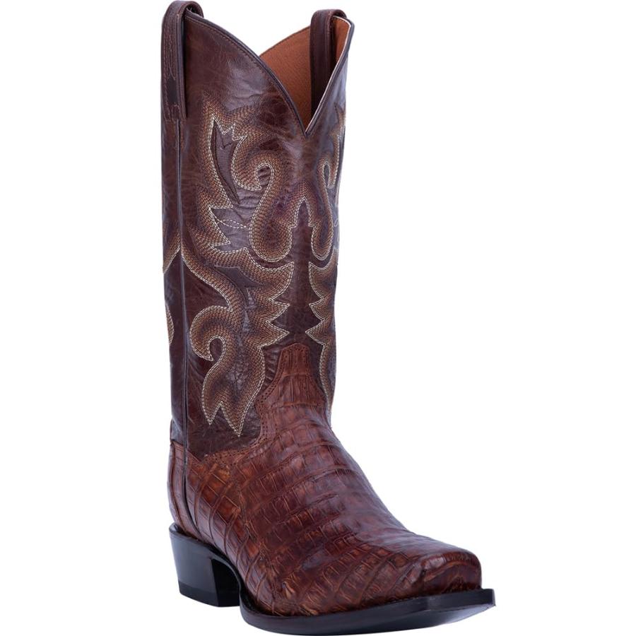 【並行輸入品】Dan Post mens Bayou Square Toe Cowboy Western Boot, Brass, 8 USの画像
