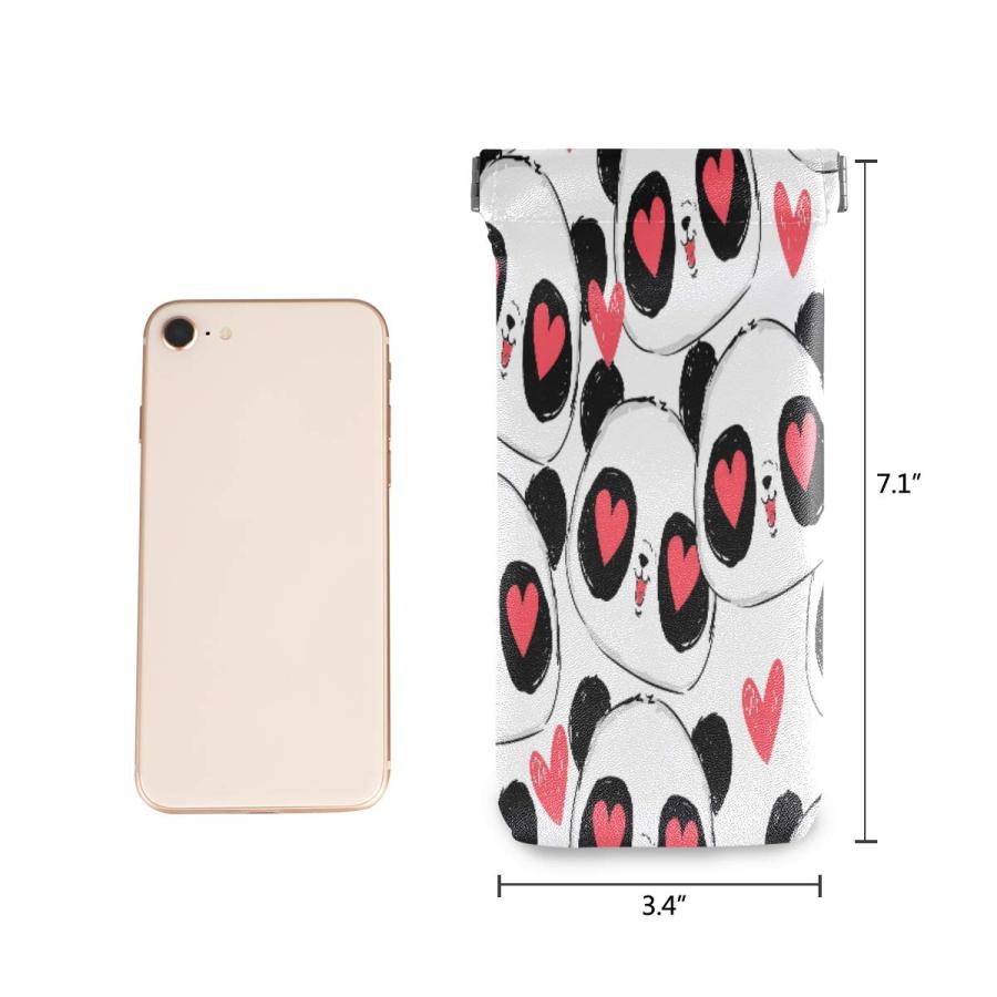 【並行輸入品】MOYYO Animal Cute Panda Eyeglass Pouch Squeeze Top Portable Sungの画像