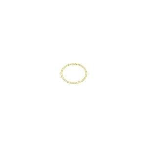 【並行輸入品】Nuragold 10Kイエローゴールド 5mm ソリッドキューバンカーブリンクチェーンブレスレット メンズ レディース ロブスタ_2