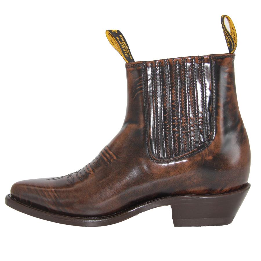 【並行輸入品】Western Shops Mens Genuine Leather Short Ankle Western Cowboy Boの画像