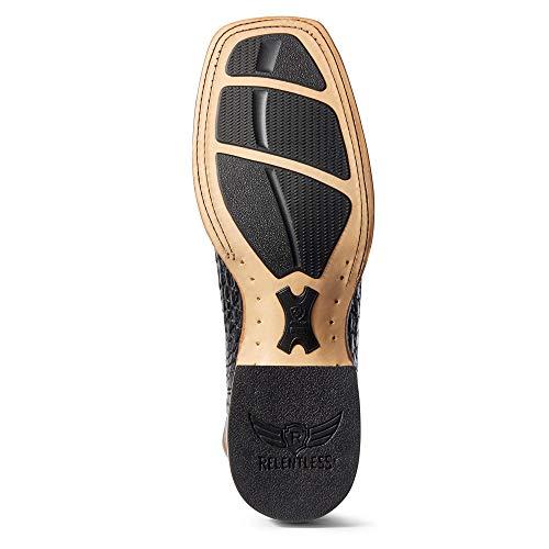 【並行輸入品】ARIAT 100314598D Mens Rls Wnrs Crcle Choc Caiman Belly/Mpl 200の画像