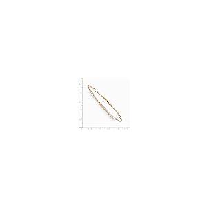 【並行輸入品】10K ローズゴールド スリップオン バングル カフブレスレット 7インチ (幅=9mm), 7 inches, 金属 Soniaの画像