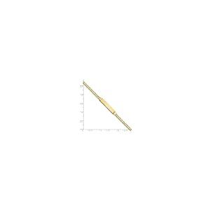 【並行輸入品】Sonia Jewels 14k Yellow Gold ID Bracelet Engravable Identificatiの画像