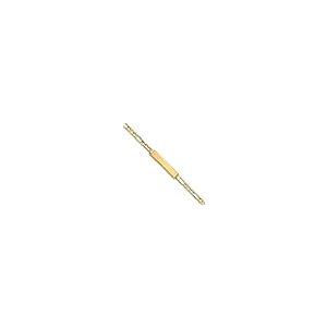 【並行輸入品】Sonia Jewels 14k Yellow Gold Engravable Identification Name Barの画像