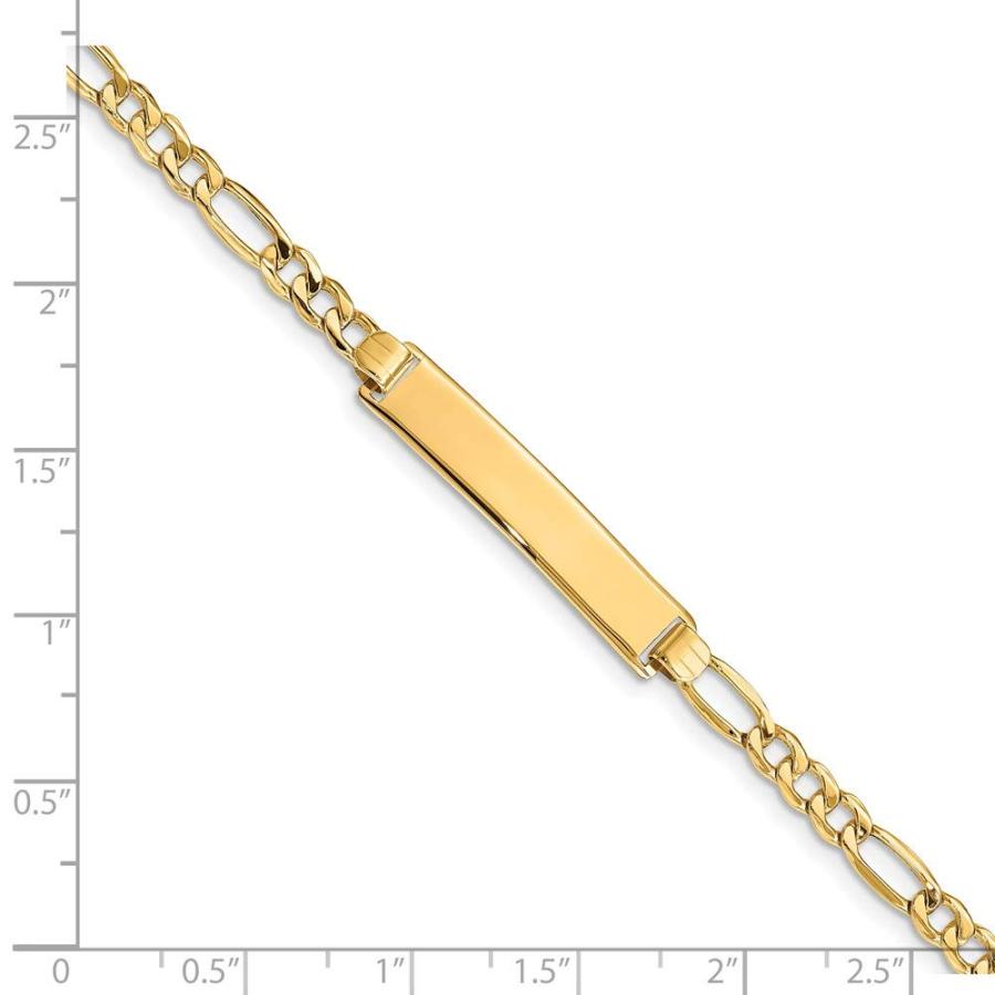 【並行輸入品】Sonia Jewels 14k Yellow Gold Engravable Identification Name Barの画像