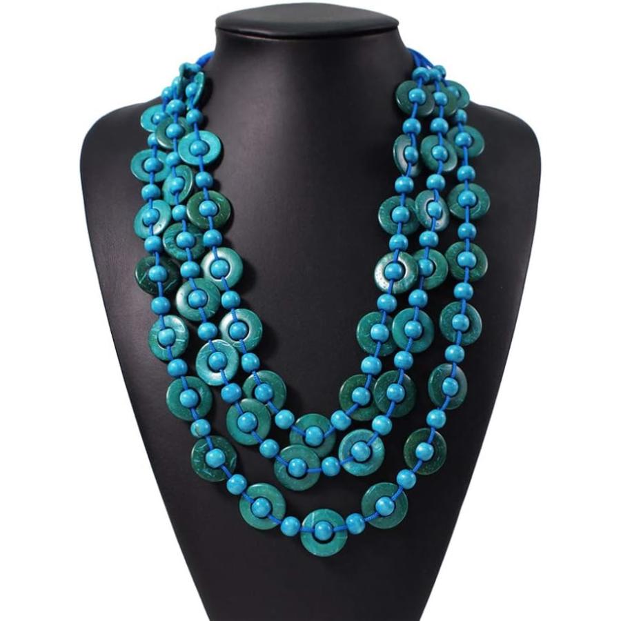 【並行輸入品】African Choker Necklace for Women Ladies Pendant Necklace Women Acce