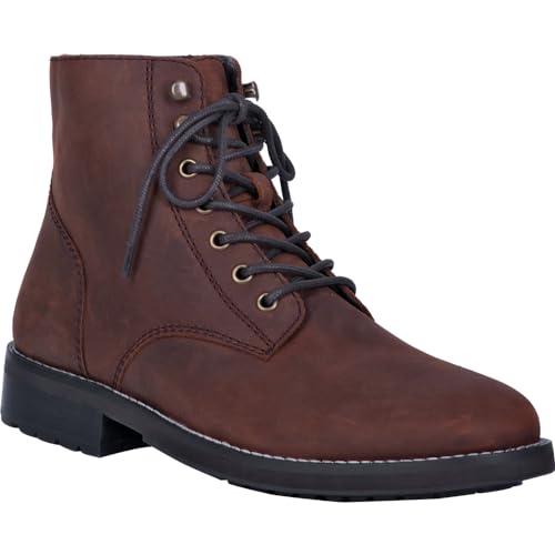 【並行輸入品】Dingo Mens Huck Lace Up Casual Boots Ankle   Brown   Size 10 Dの画像