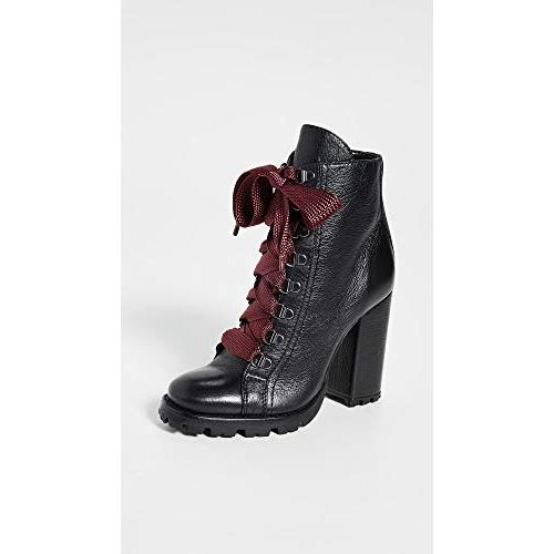 【並行輸入品】SCHUTZ レディース Zhara レースアップ アンクルブーツ, ブラック, 7.5 SCHUTZ Women's Zharaの画像