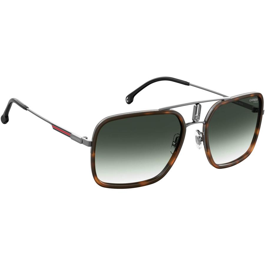 【並行輸入品】Carrera メンズ 1027/S 長方形サングラス US サイズ: 59mm, 20mm カラー: ブラウン Carreraの画像