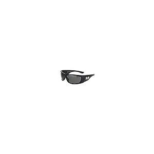 【並行輸入品】Mens Locs Sunglasses Matte Black Oval Rectangle Wrap Around Browの画像