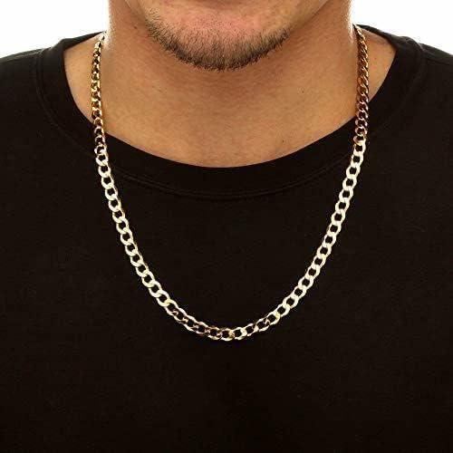 【並行輸入品】The Diamond Deal women's 10k Hollow Yellow Gold 6.2mm Shiny Hollow C_3