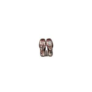 【並行輸入品】Tin Haul Men's Dead Or Alive Western Boot Broad Square Toe Brownの画像