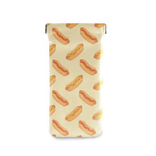 【並行輸入品】AUUXVA Sunglasses Pouch Funny Food Hot Dog Squeeze Top Glasses Pの画像