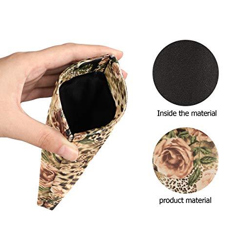 【並行輸入品】Sunglasses Pouch Animal Leopard Print Flower Squeeze Top Glassesの画像